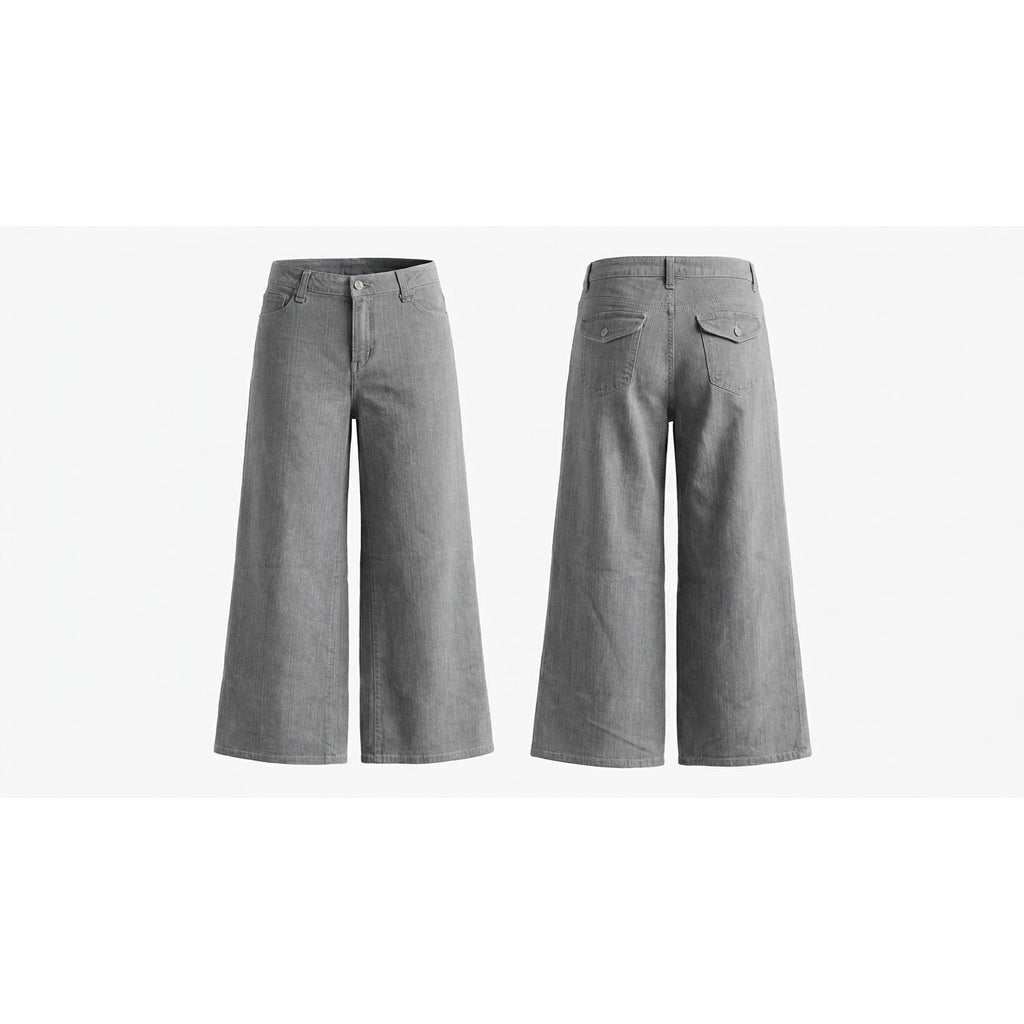 Kenar Sport Gray Wide-Leg Pants