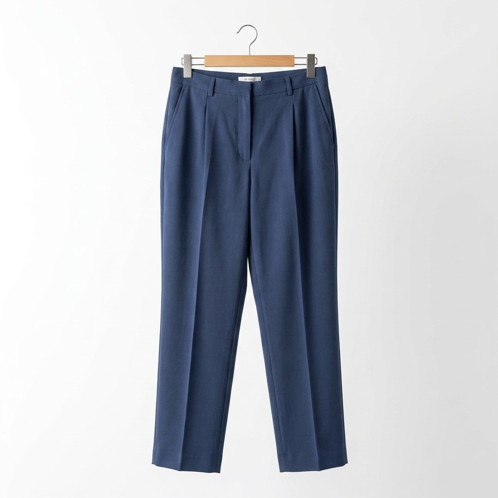 Nike Golf Women's Collection Pleated Straight-Leg Trousers Navy 12 L