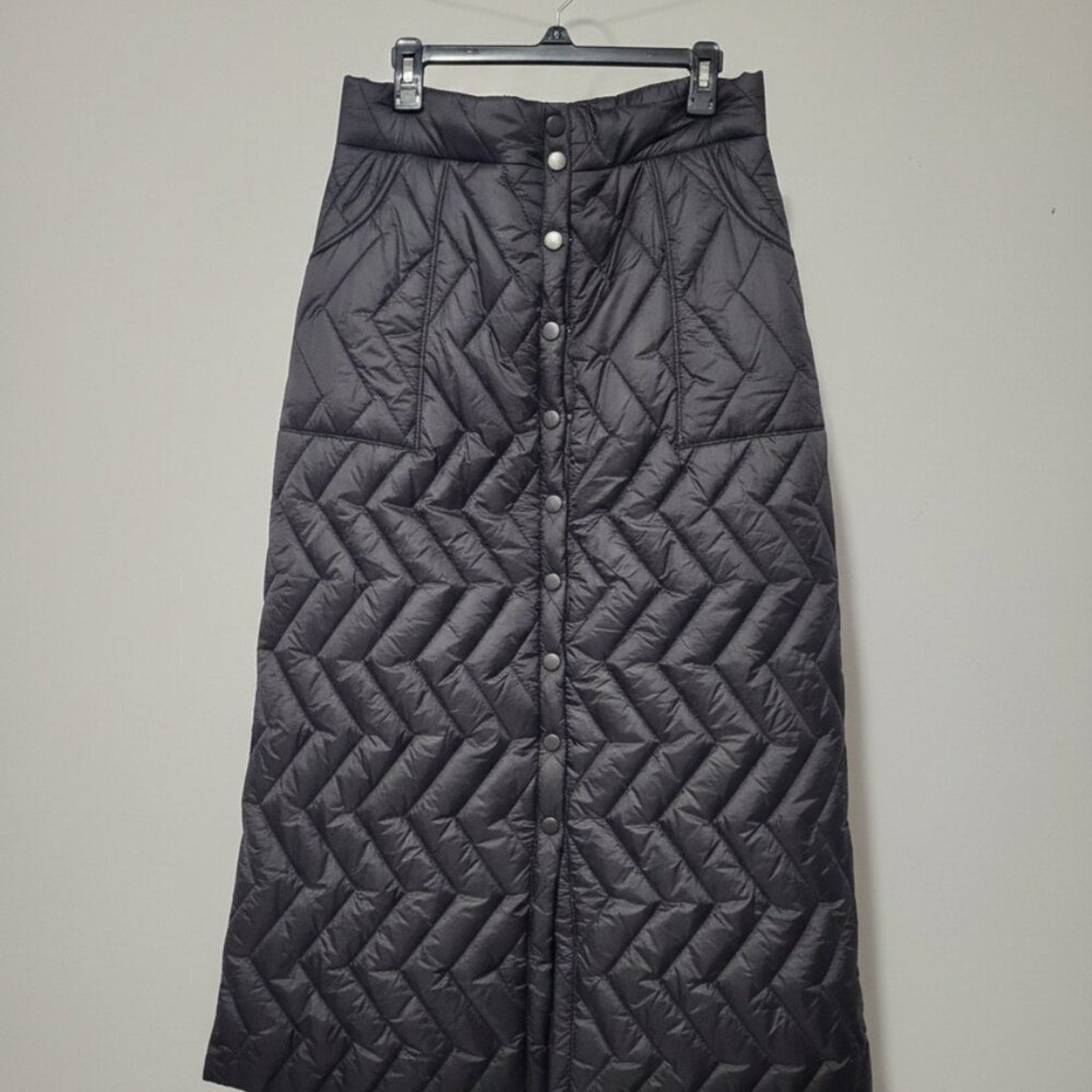STILENE Quilted Set — Cape + Maxi Skirt (XL)