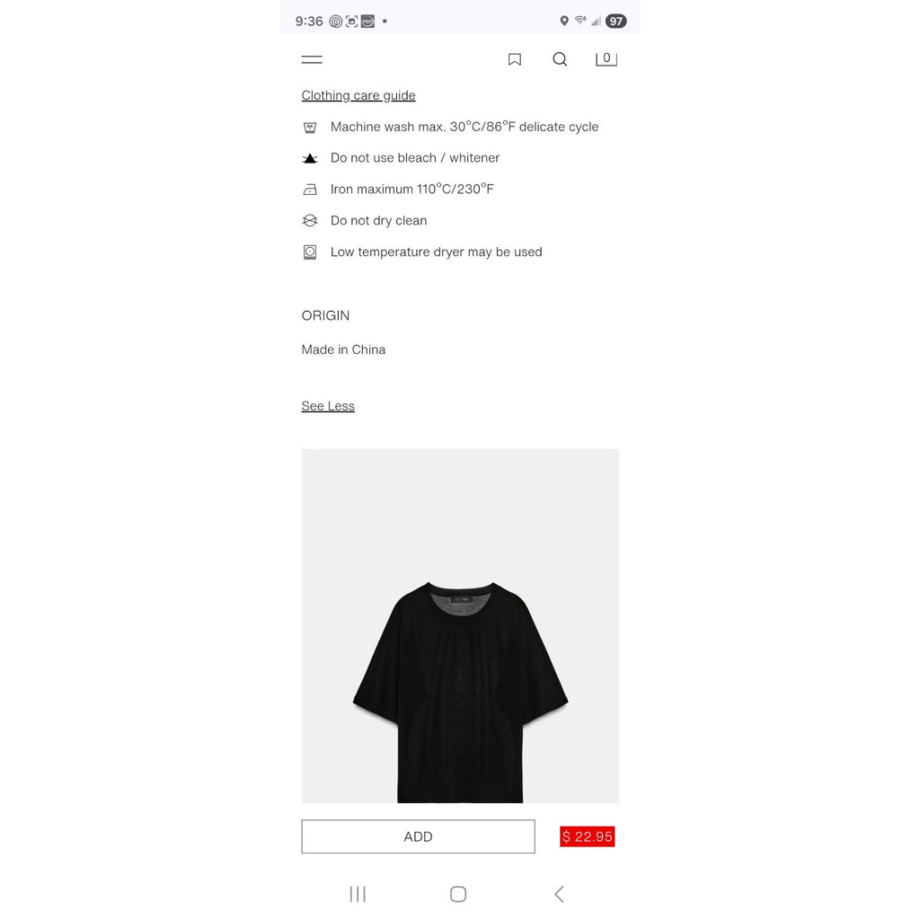 Zara Black Fine-Knit Oversized Mesh T-Shirt