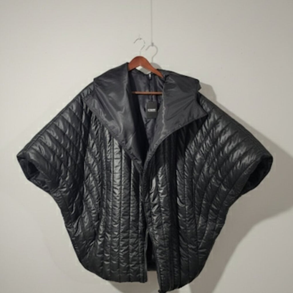 STILENE Quilted Set — Cape + Maxi Skirt (XL)