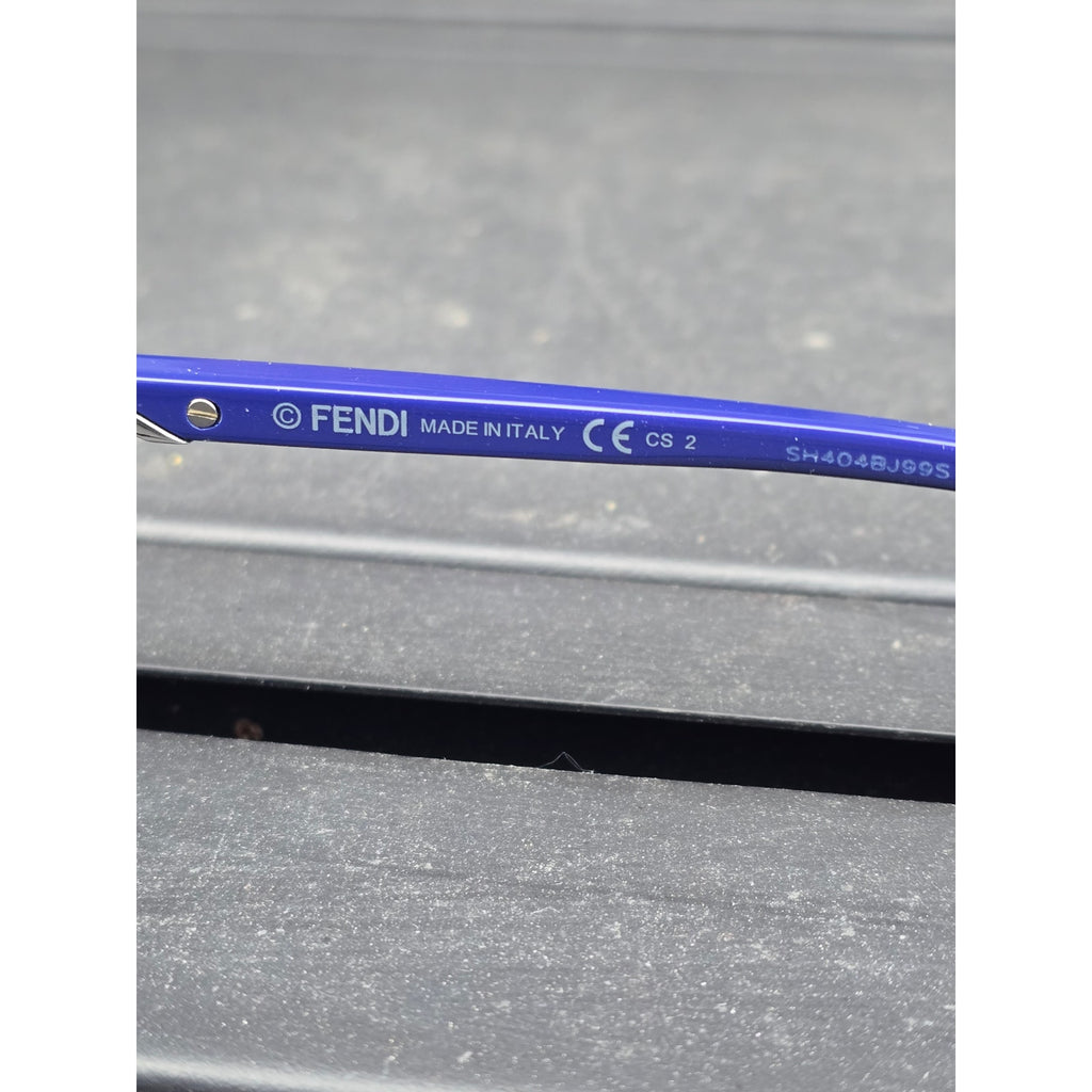 Fendi Purple & Cobalt Blue Round Sunglasses