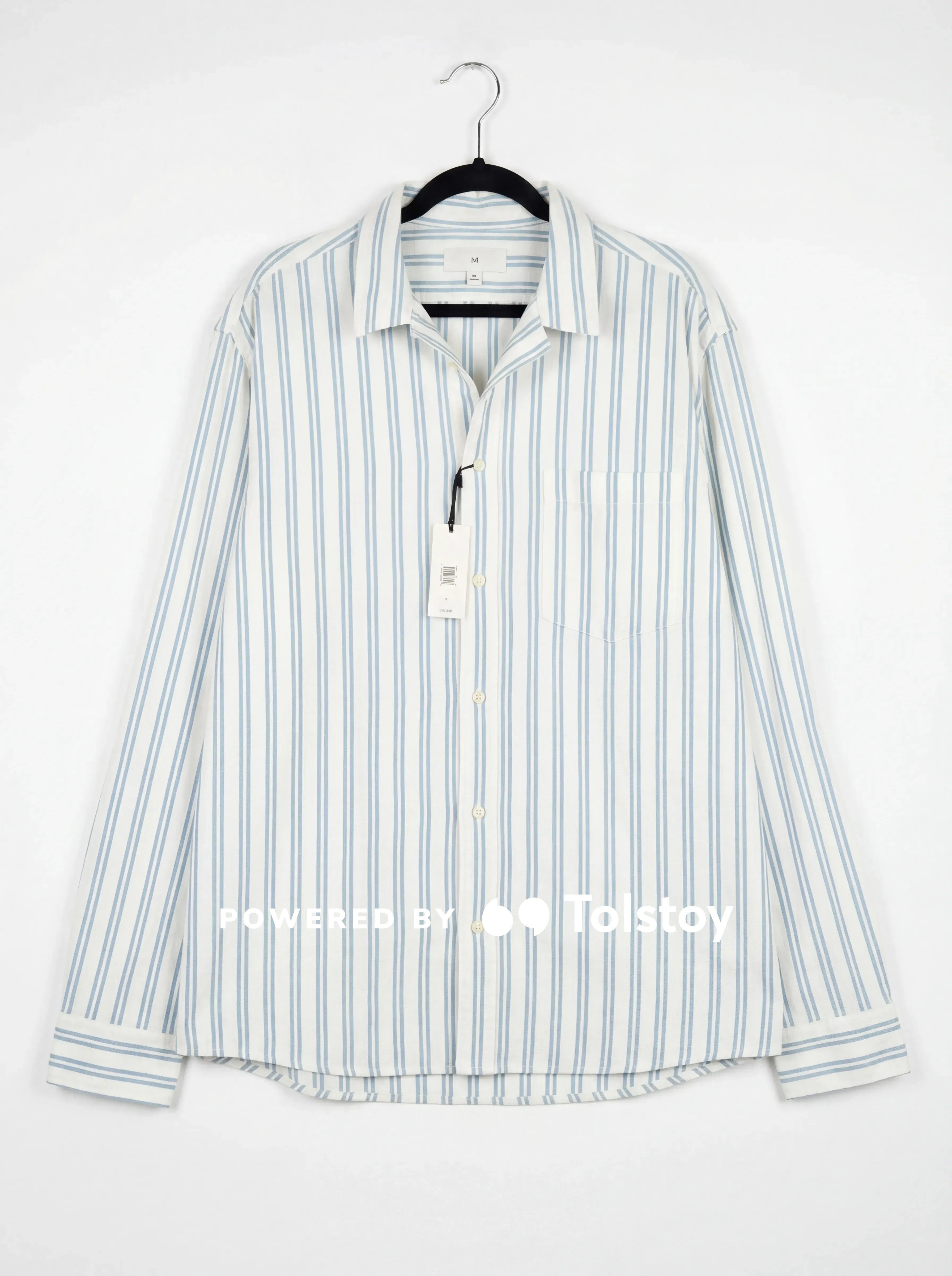 NWT Banana Republic Men’s Standard Fit Striped Cotton Shirt Size Large