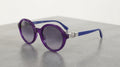 Fendi Purple & Cobalt Blue Round Sunglasses